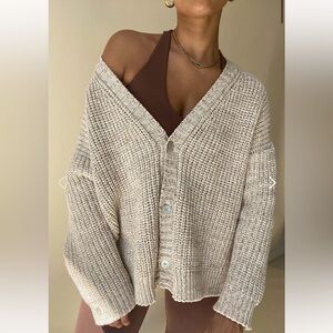 Indigo Luna Helga cardigan in oat